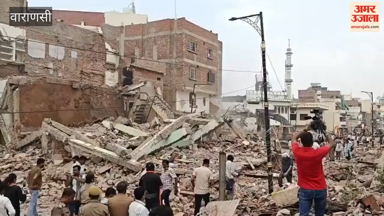 Bulldozer action in Varanasi; several buildings demolished