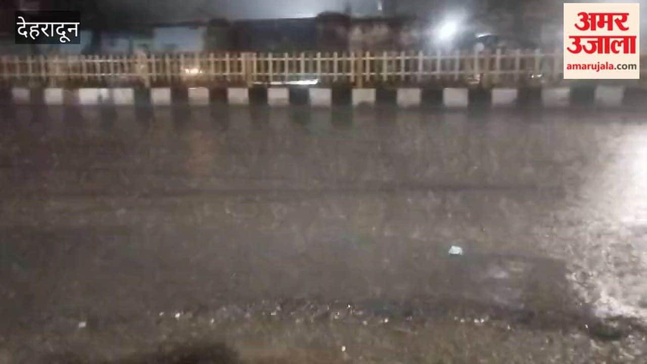 Weather changes in Dehradun Heavy rainfall occurs