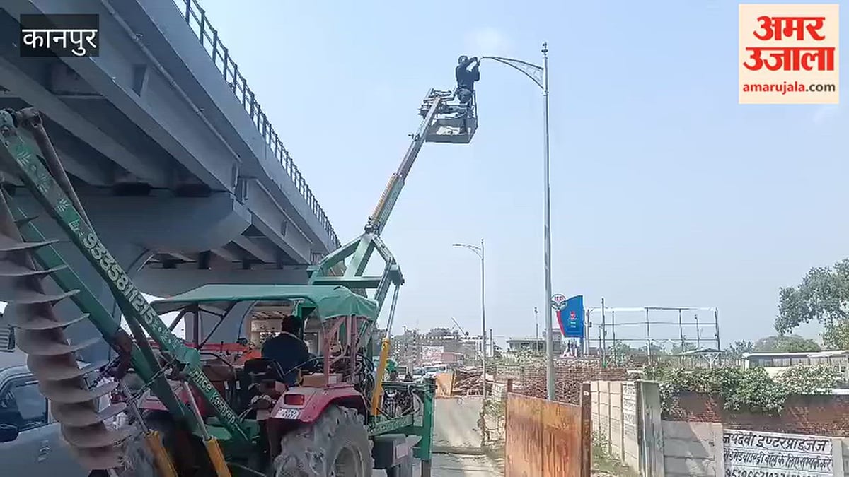 शुक्लागंज: दूधिया रोशनी से चमकेगी सरैया आरओबी की सर्विस लेन