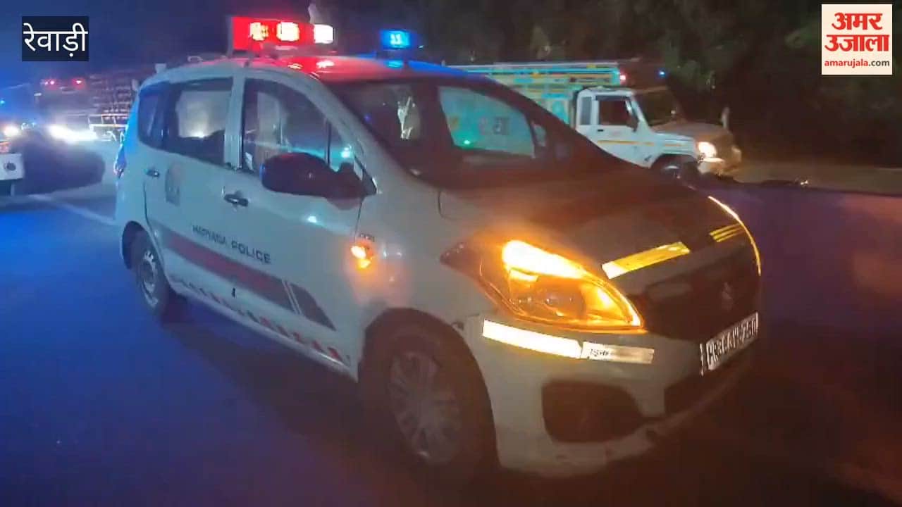 10 cattle hit by a vehicle on the Delhi-Jaipur Highway in Rewari; five dead.