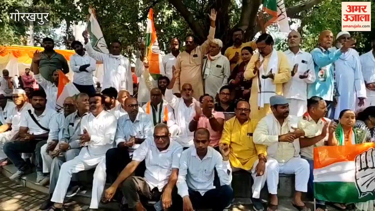 congress held protest demanding removal of chief election commissioner