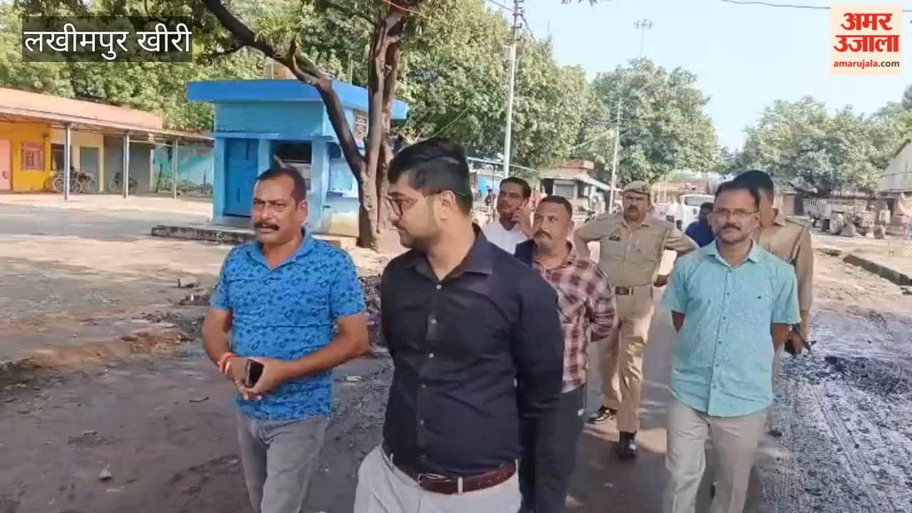 Filth and clogged drains found at Rajapur Mandi in Lakhimpur kheri
