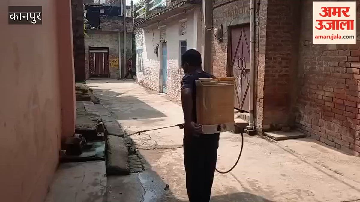 खबर का असर: कुरसौली में नालियों और गलियों में दवा का हुआ छिड़काव