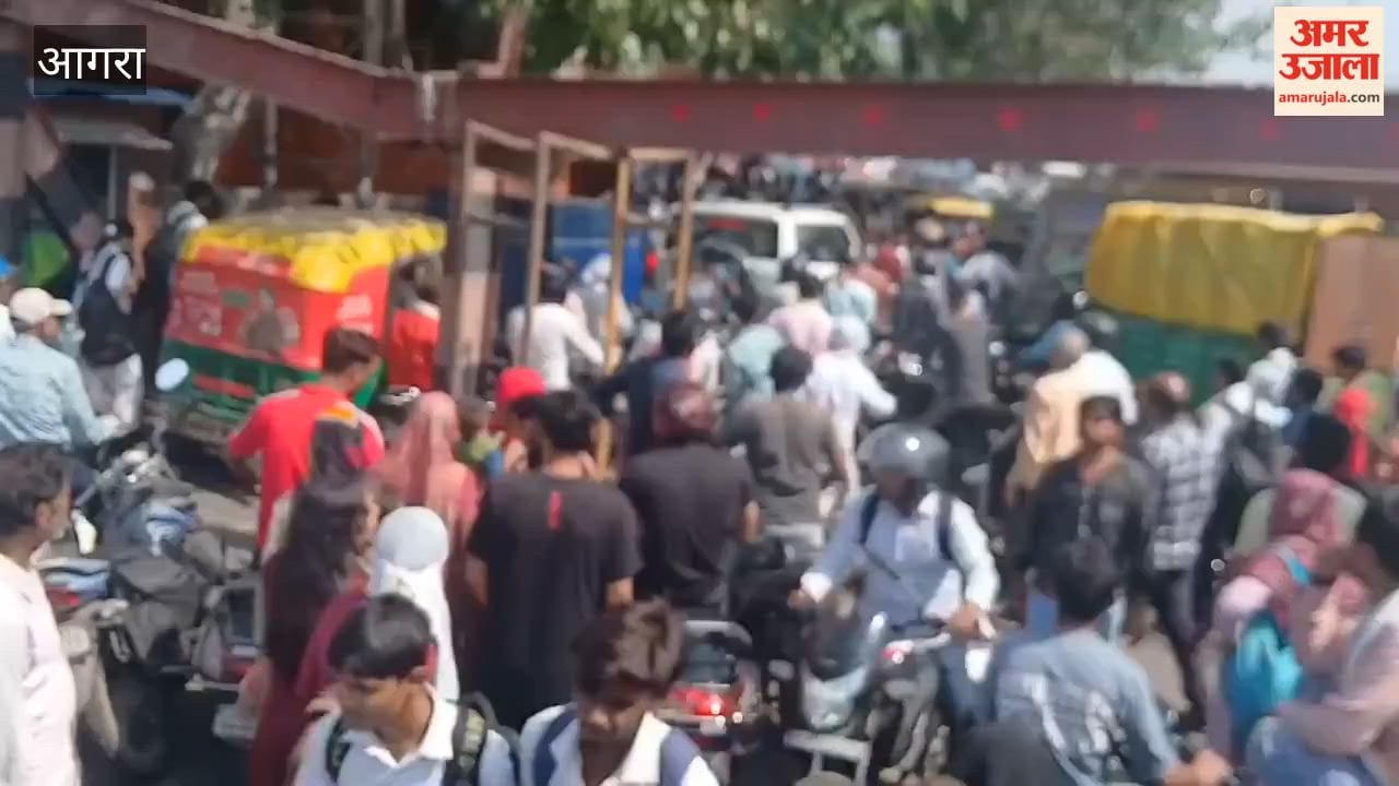 Overhead barrier collapses on Ambedkar Bridge causing queue of vehicles