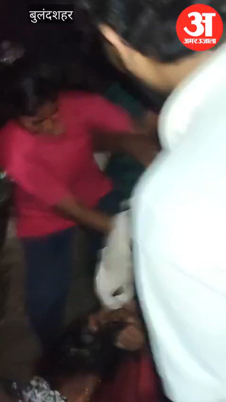 बुलंदशहर के आबदानगर में बच्चों के विवाद में भिड़ी महिलाएं, वीडियो वायरल