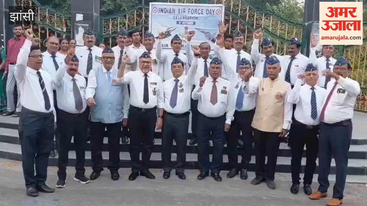 Air Veterans celebrated the 94th Air Force Day in Jhansi.
