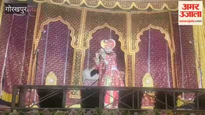 The divine enactment of Lord Ram's birth left the devotees overwhelmed with emotion.
