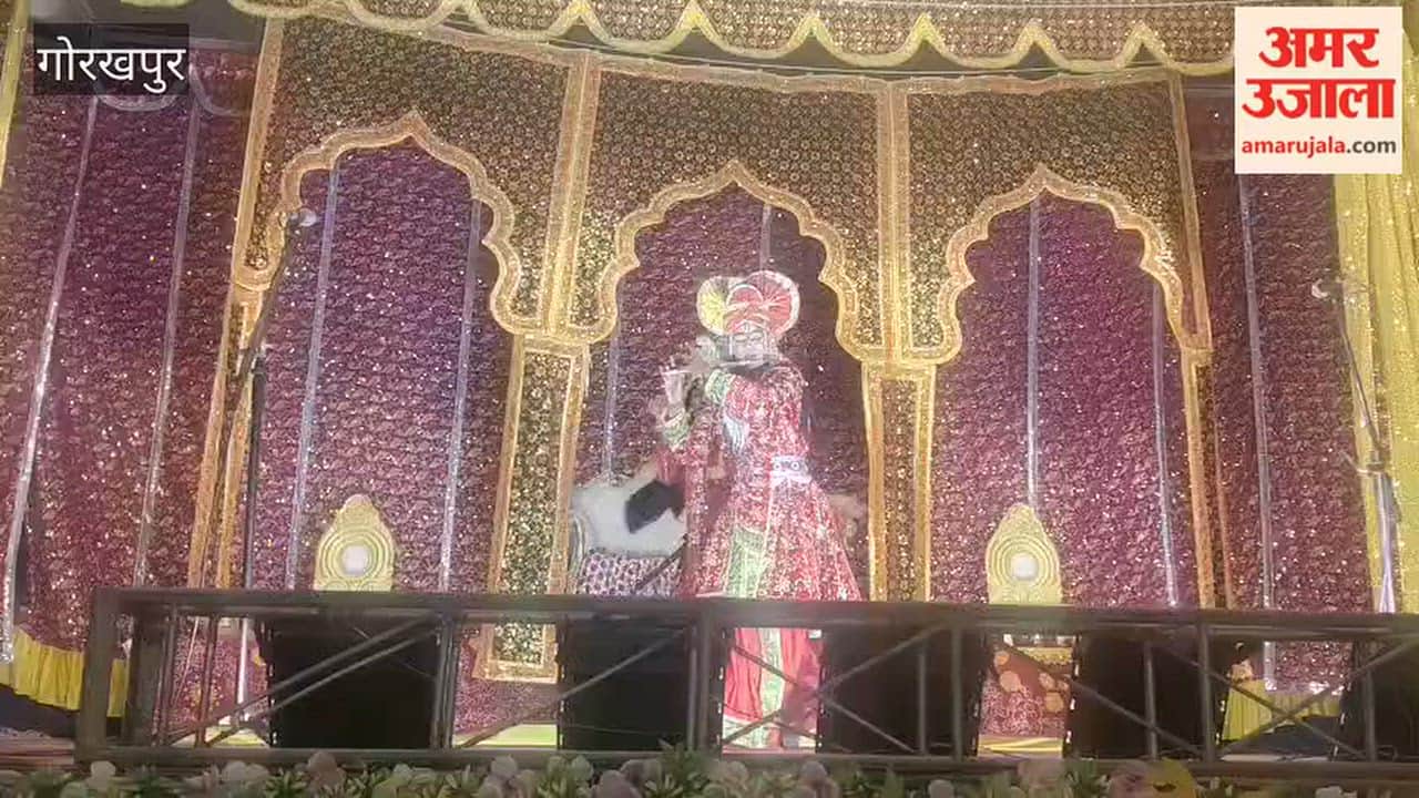 The divine enactment of Lord Ram's birth left the devotees overwhelmed with emotion.