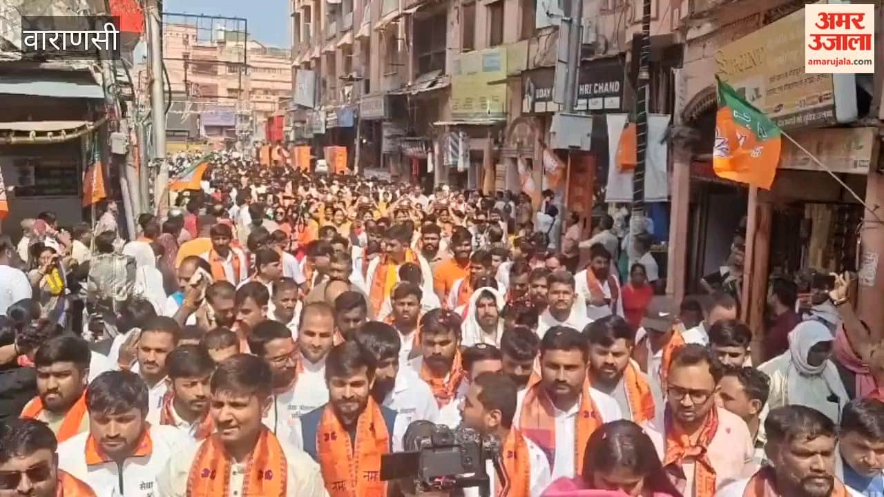 Kalash Yatra in varanasi 51 women and bikers participated for Jalabhishek ritual at Kashi Vishwanath Temple