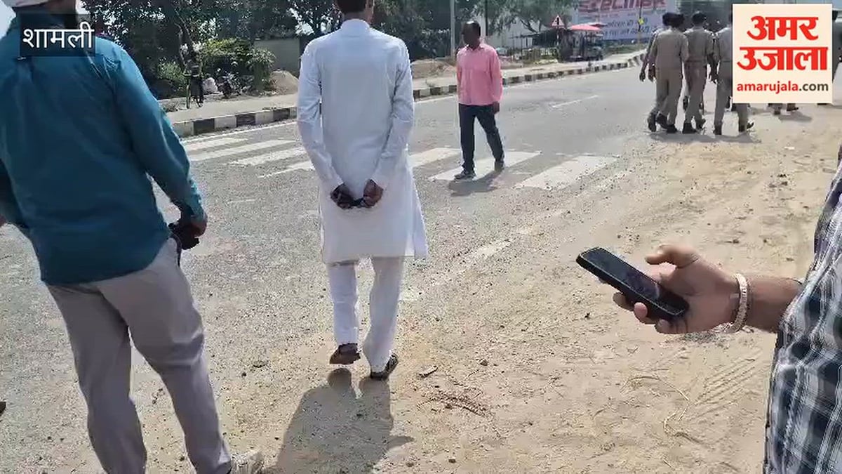 रामजीलाल सुमन के थानाभवन पहुंचने पर राजपूत समाज ने दिखाए काले झंडे, राणा सांगा पर बयान को लेकर विरोध