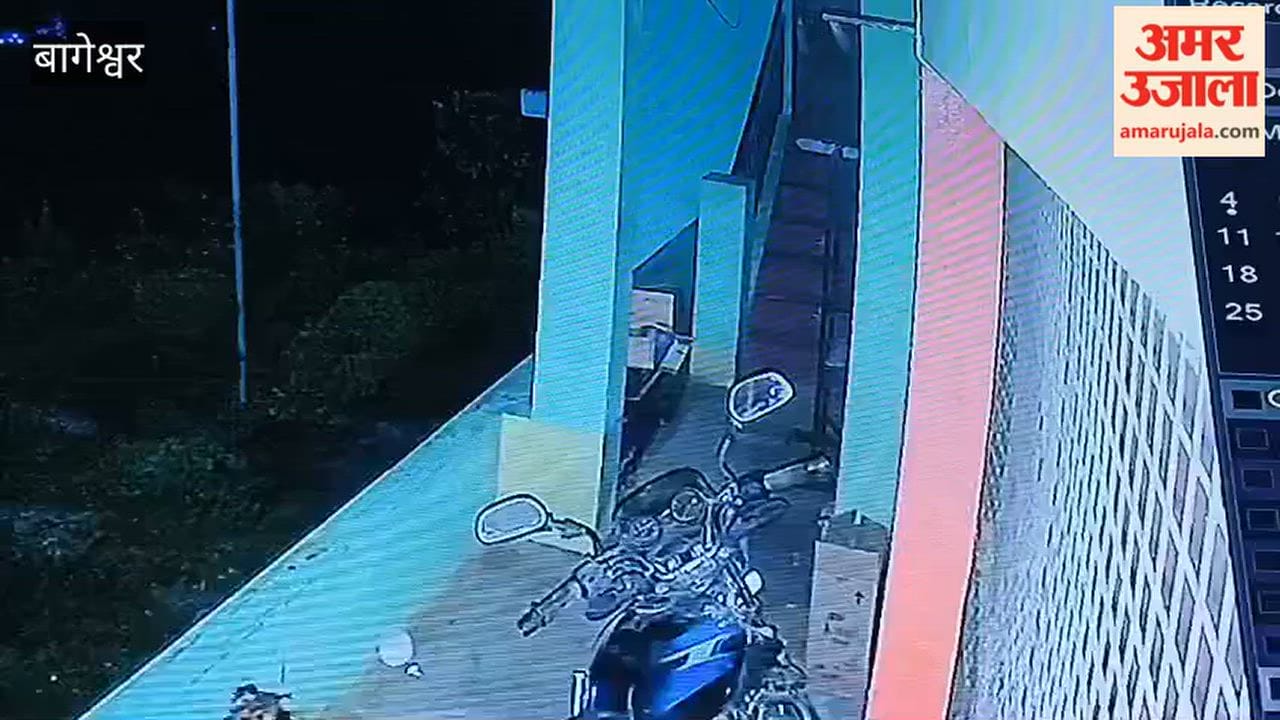 Leopard reached the courtyard of the house in Dyorda village garur bageshwar
