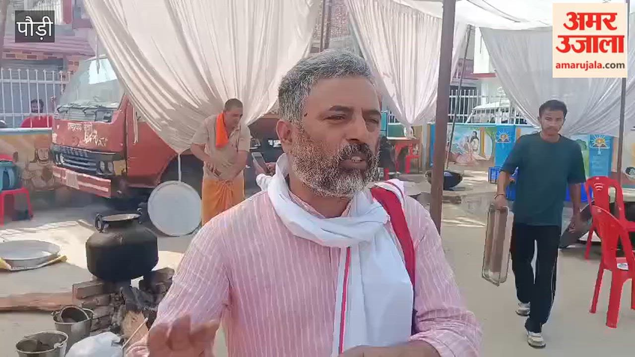 Garh-Bhoj organized in Srinagar BJP leaders and workers join Seva Jyoti Padayatra Srinagar Garhwal
