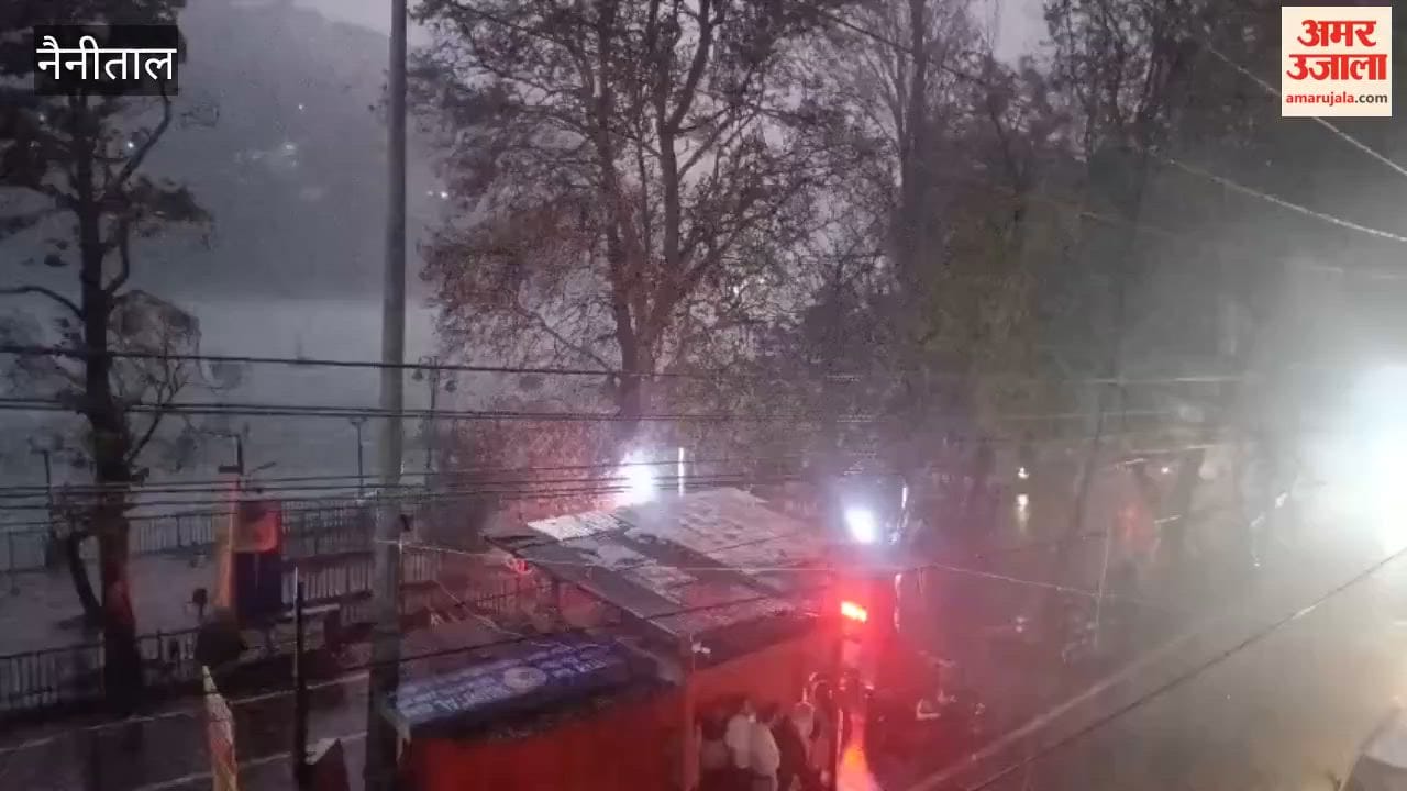 heavy rain in nainital