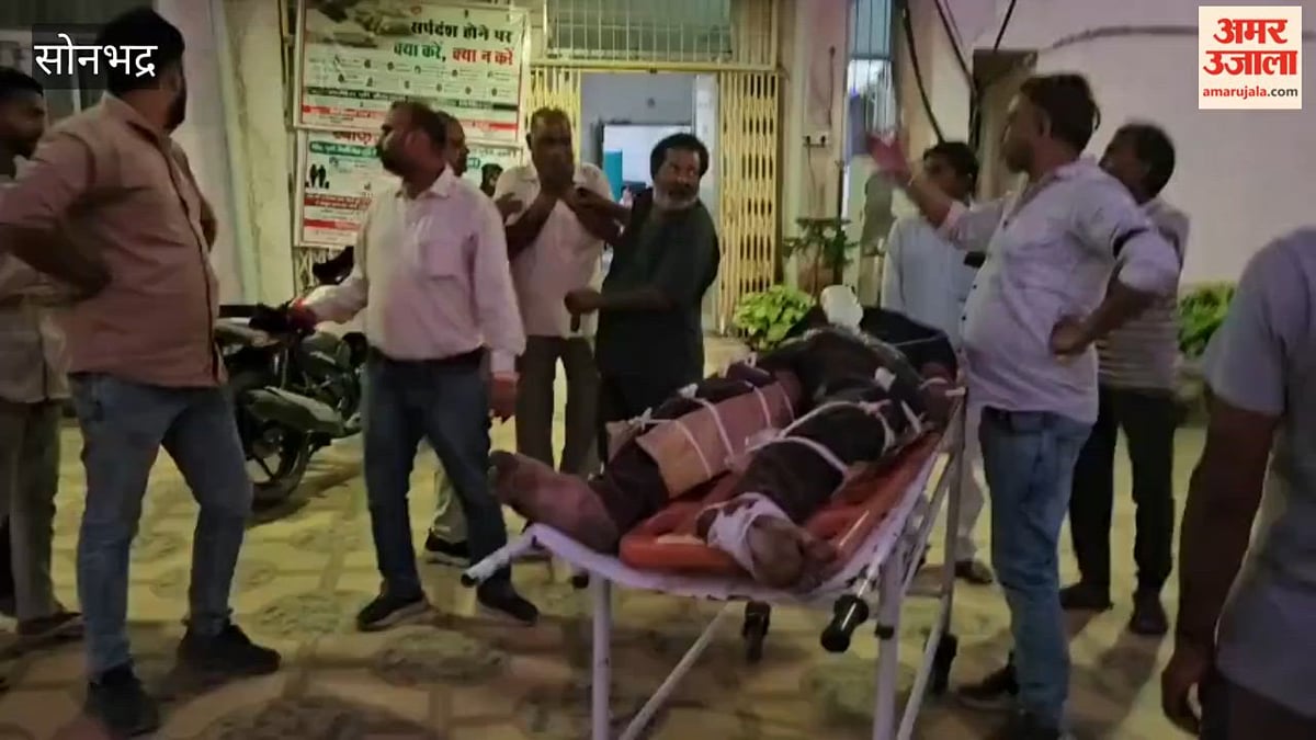 कैंपर और ट्रेलर की टक्कर में चालक घायल, VIDEO