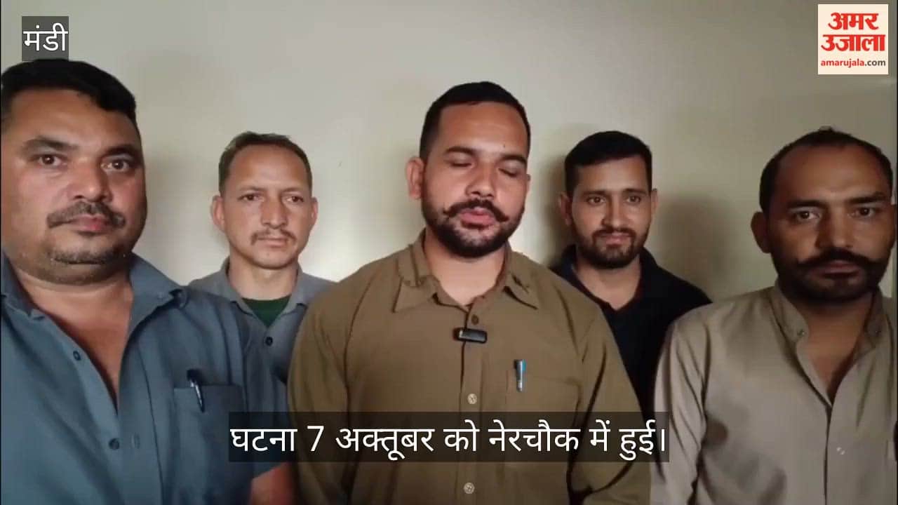 hrtc conductor slapped alleged private bus agent nerchowk mandi