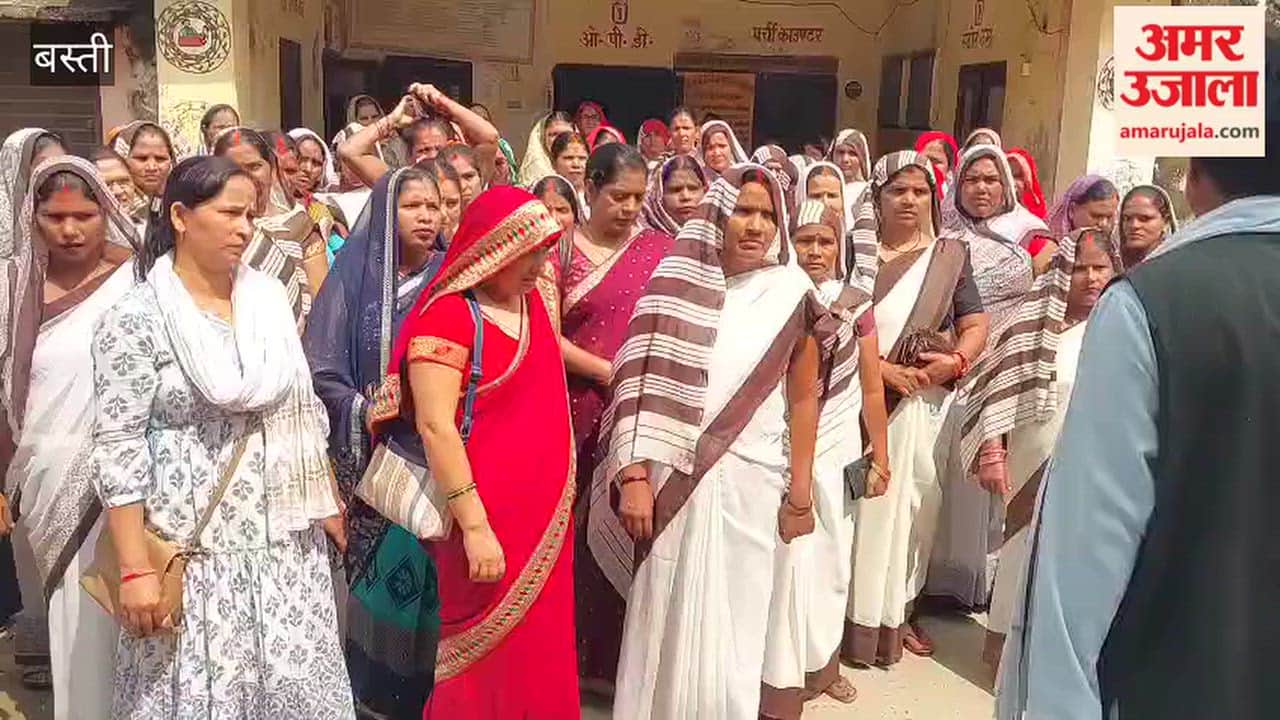 asha workers demand for payment of honorarium and arrears before diwali in basti