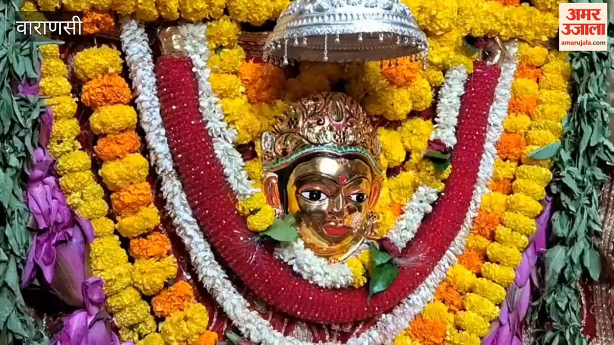 नवरात्र के पहले दिन माता शैलपुत्री के दर्शन को उमड़े श्रद्धालु, मंदिर में लगी कतारें; VIDEO