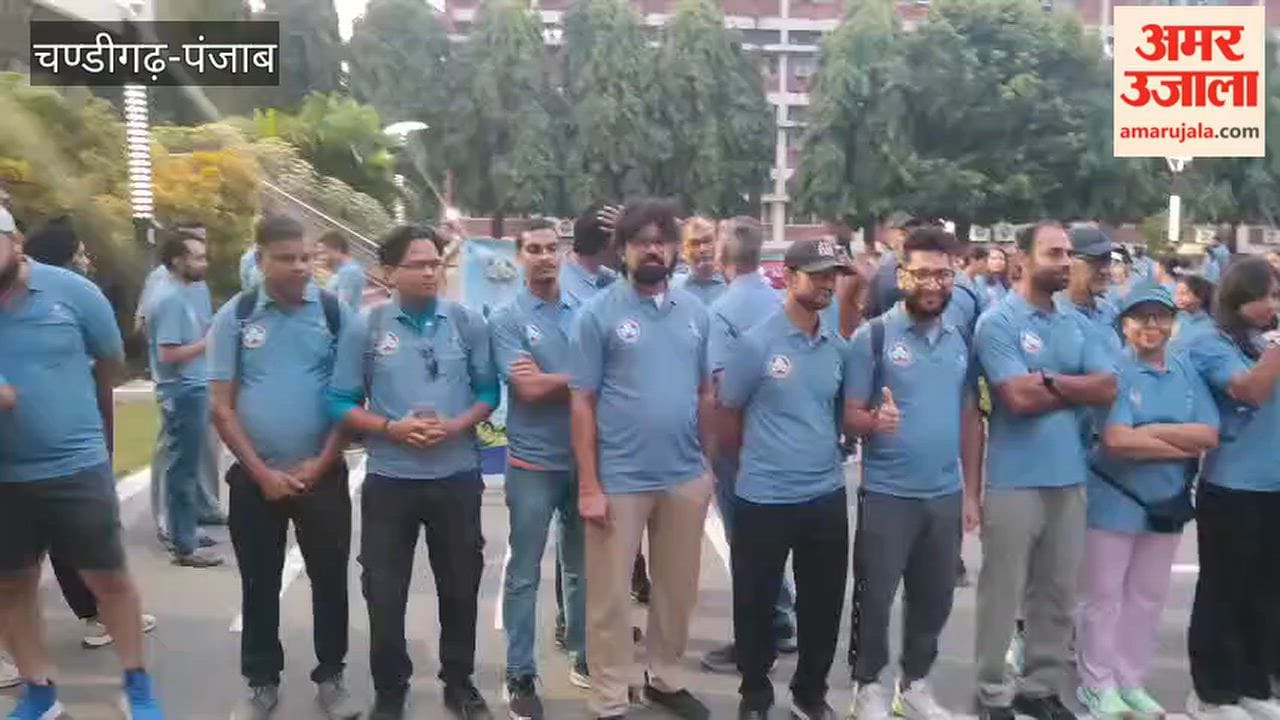 'Walk for Mental Health' held from PGI to Sukhna Lake