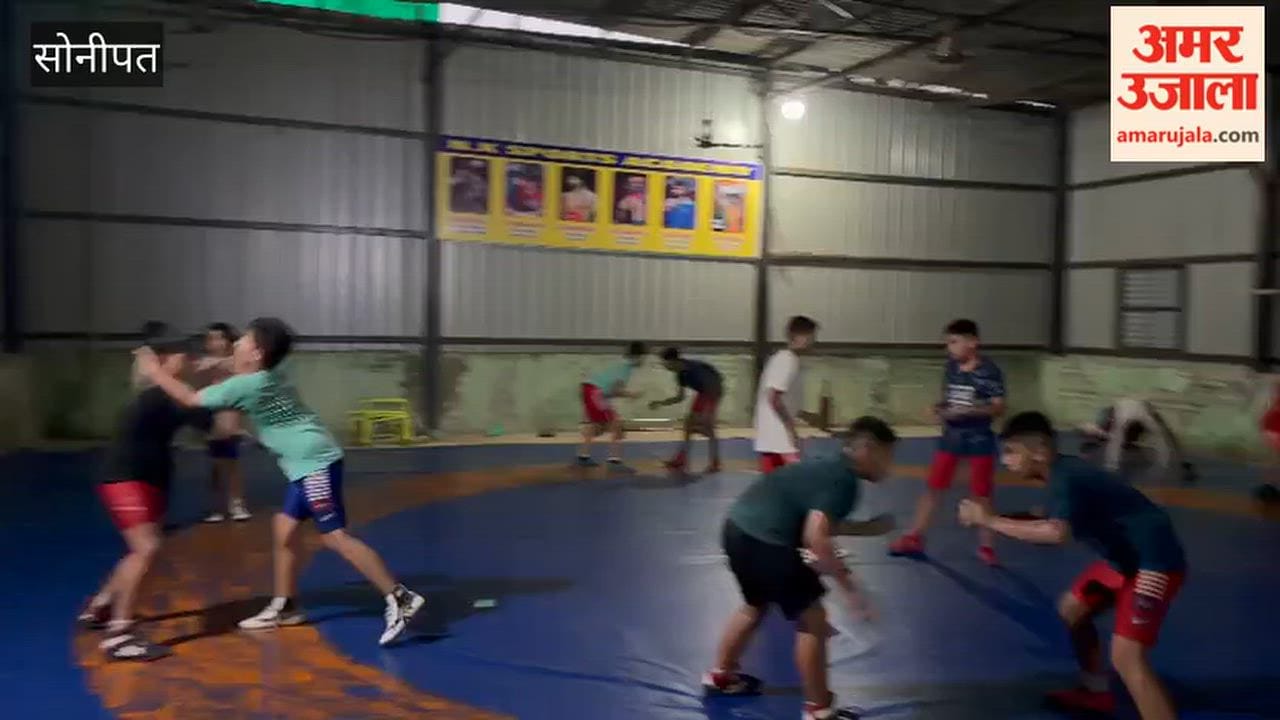 Future wrestlers are being groomed at the Ahulana nursery in Gohana; 35 athletes undergo wrestling training daily.