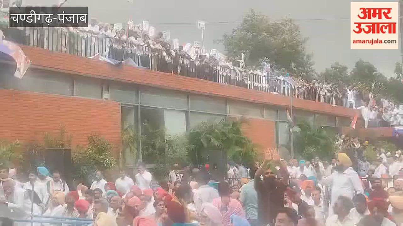 The investiture of newly appointed Punjab Congress President Pargat Singh.