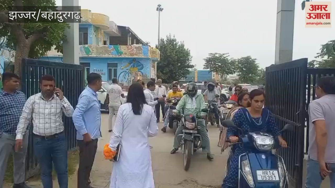 Employees in Jhajjar took out a march demanding the old pension scheme.