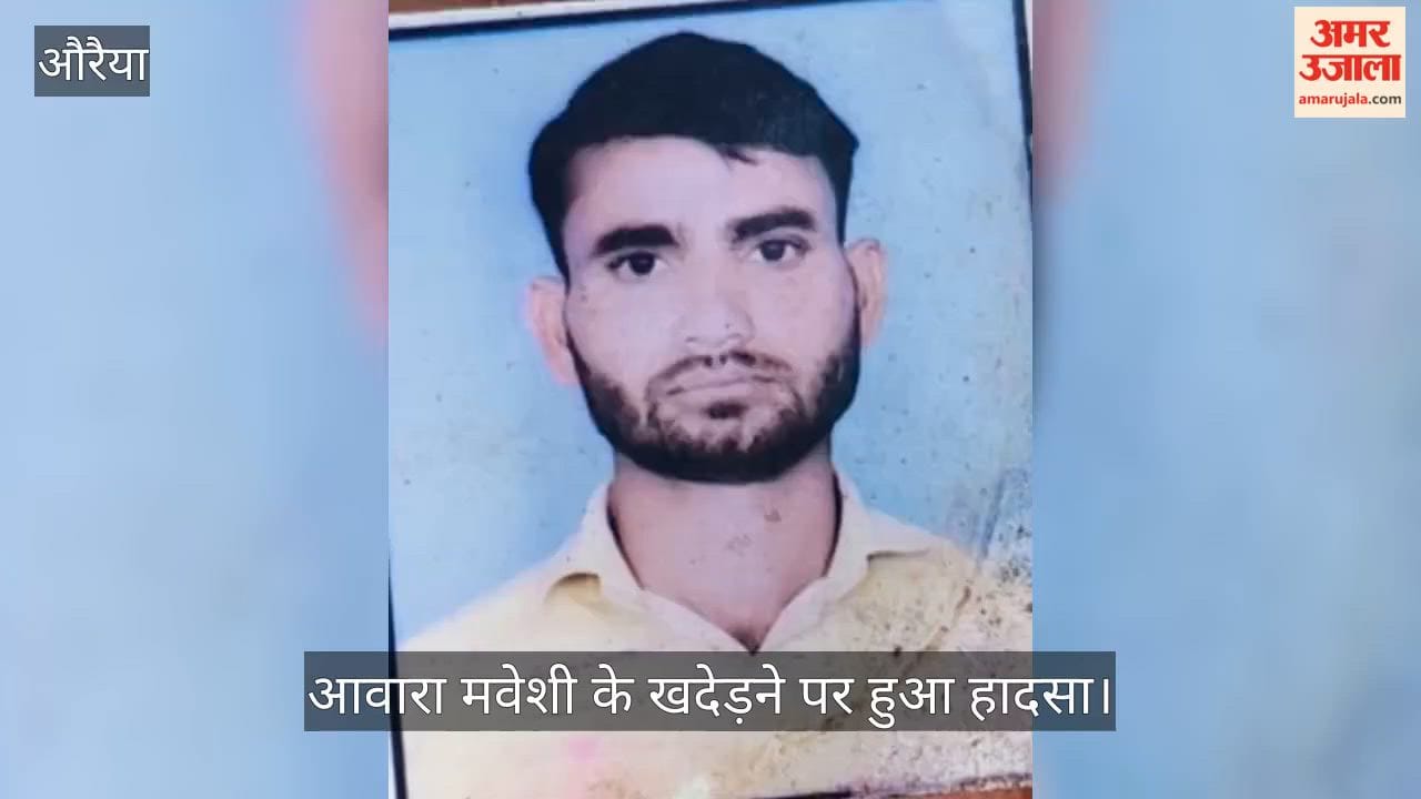 Auraiya Farmer dies after jumping into pond to escape bull attack