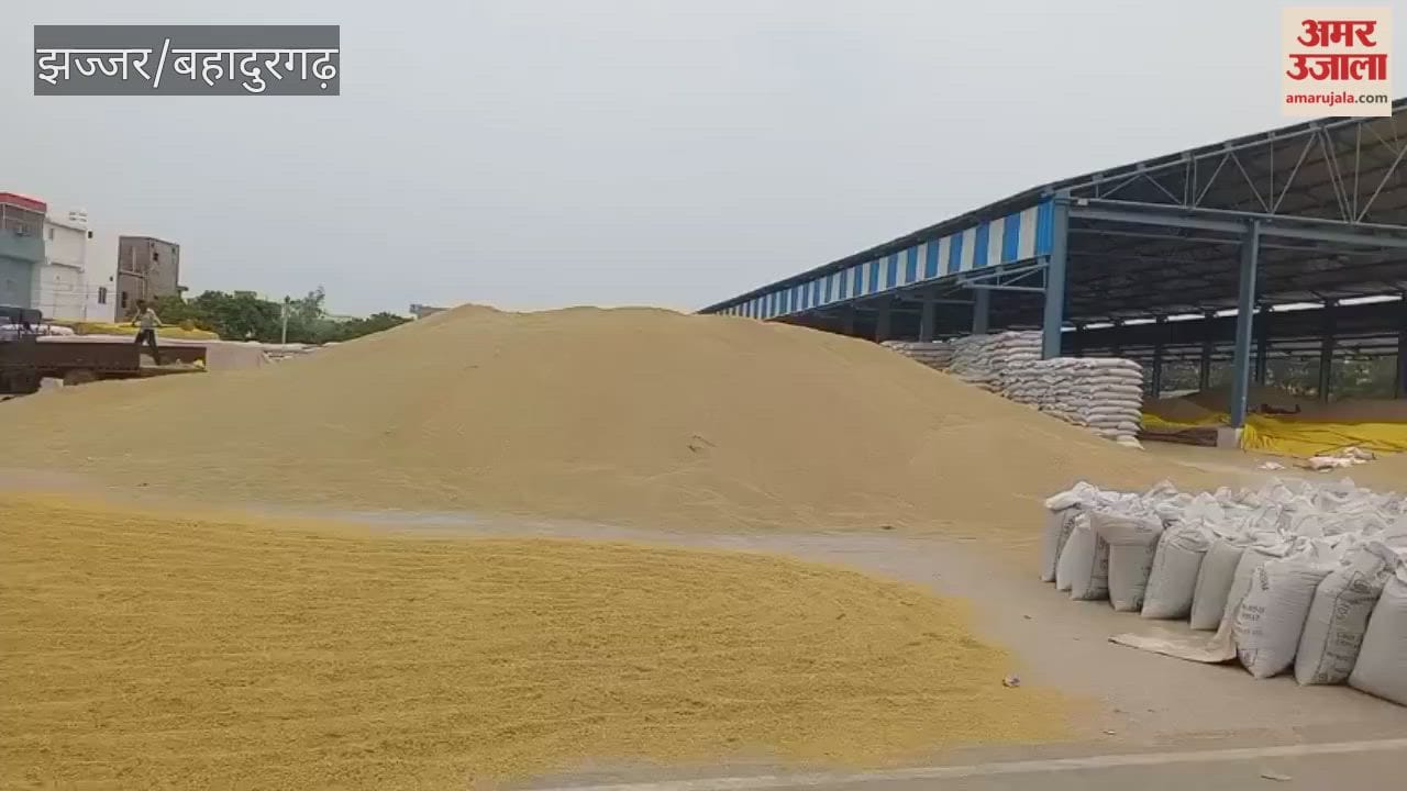 Weather changes in Jhajjar; rain likely to soak the crops kept in the mandi.