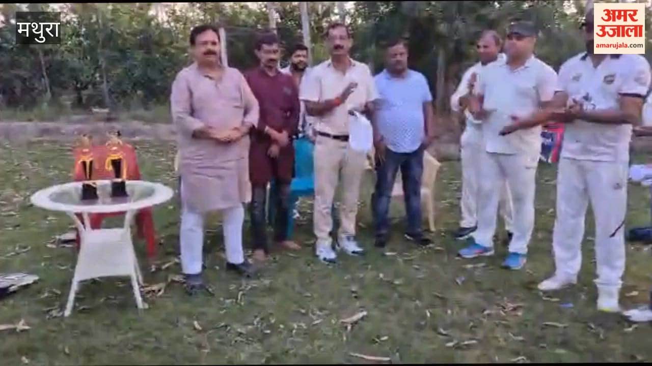 Mathura Veteran Cricket Team defeated Hathras by six wickets.
