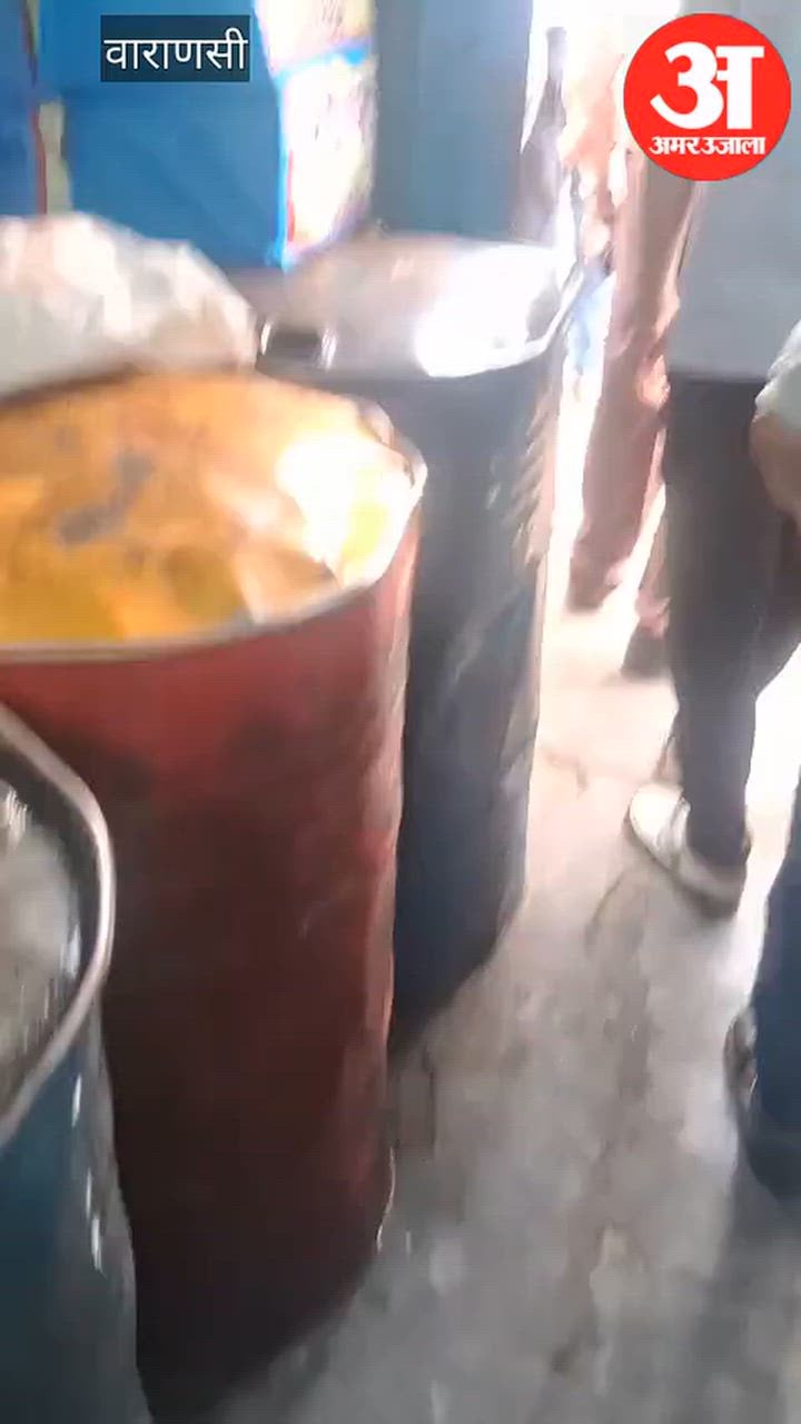 वाराणसी में बिना ‘ब्लैक क्रॉस’ बिक रहे पूजा तेल-घी की बिक्री रोकी, नमूने लिए; VIDEO