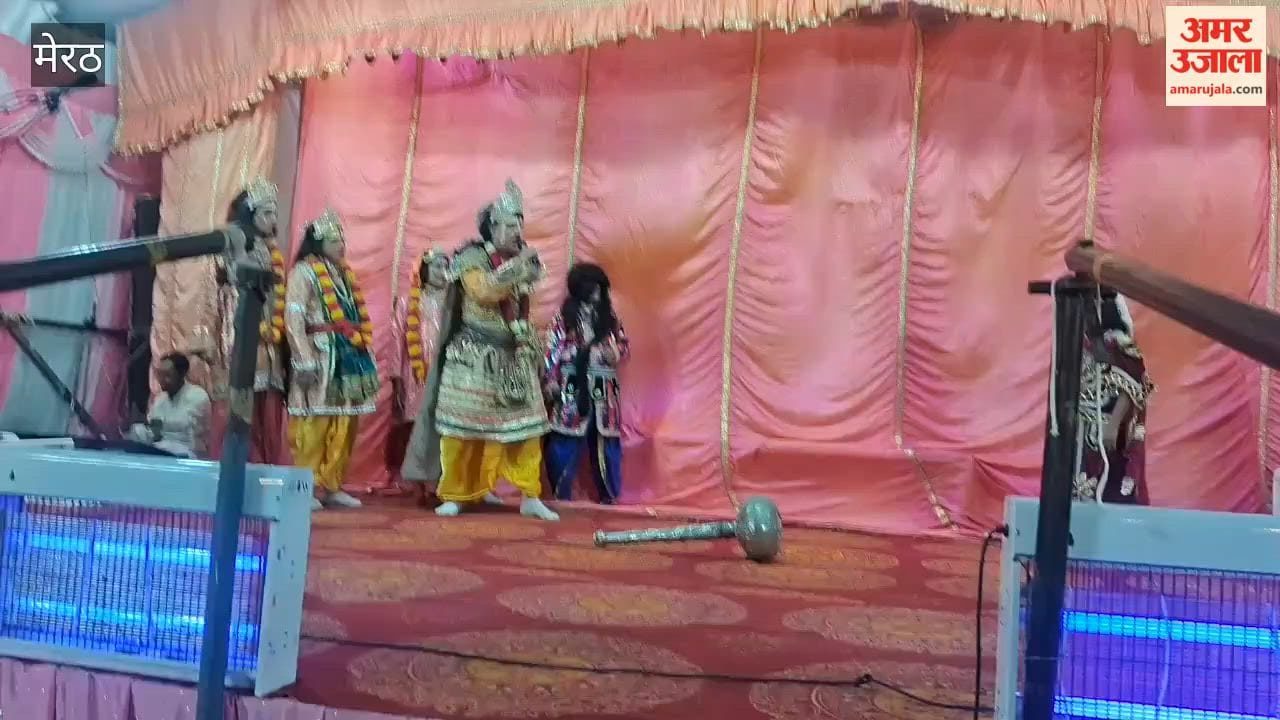 Meerut: Ramlila performance at the Baba Manohar Nath Temple in Surajkund.