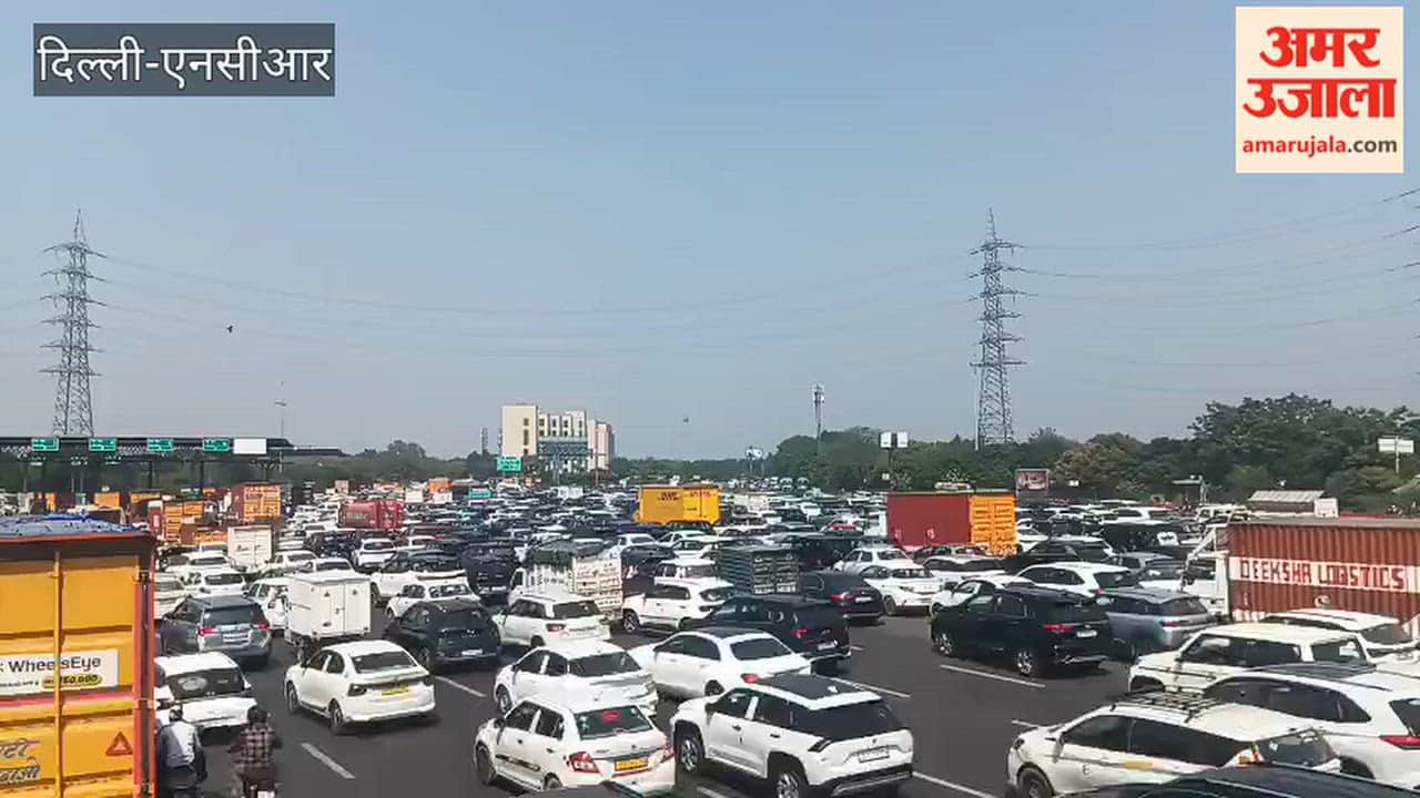 Long traffic jam during checking at Sarhol Toll