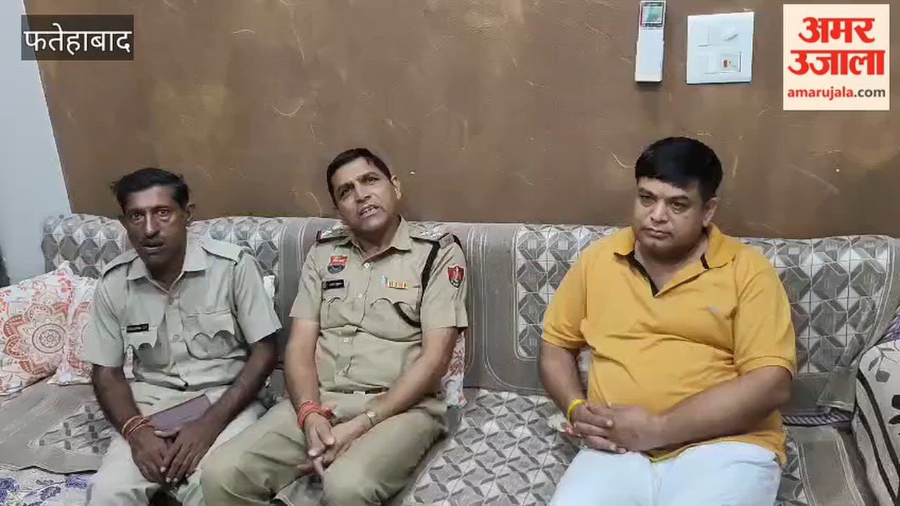 Congress leader Mukesh Prajapati detained following the call to march to Delhi; says police are like family, questions are directed straight at the government.