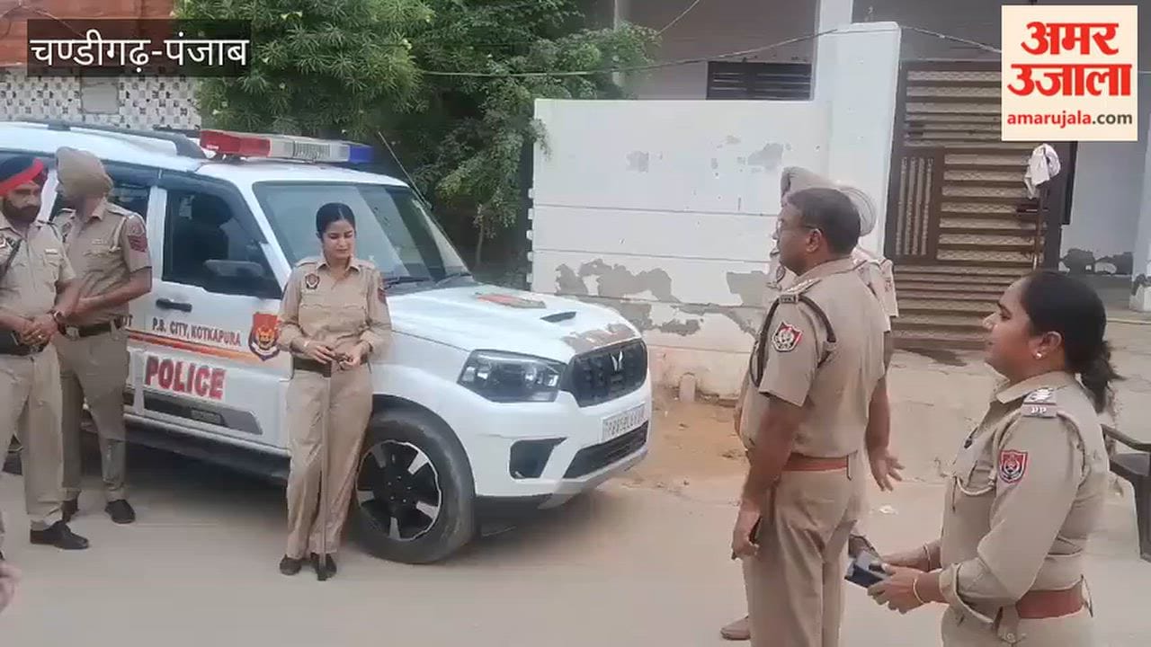 Police conduct CASO operation at drug hotspots in Kotkapura; drug addicts' dens cleared using JCBs.