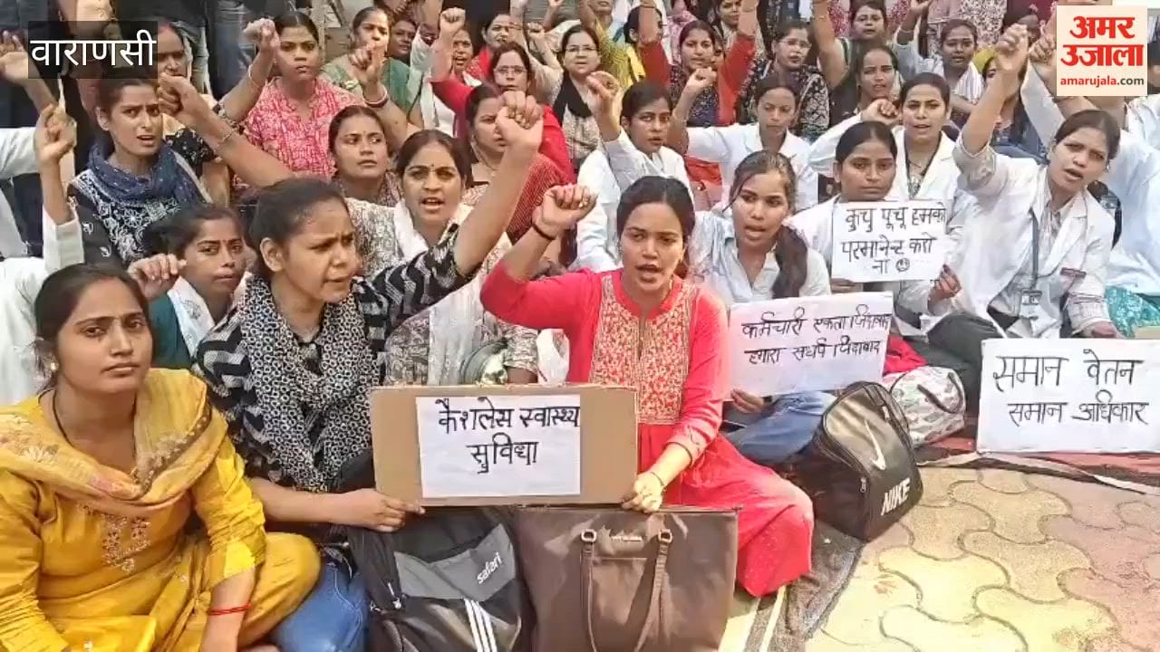Contractual employees stage sit-in CMO office over demands