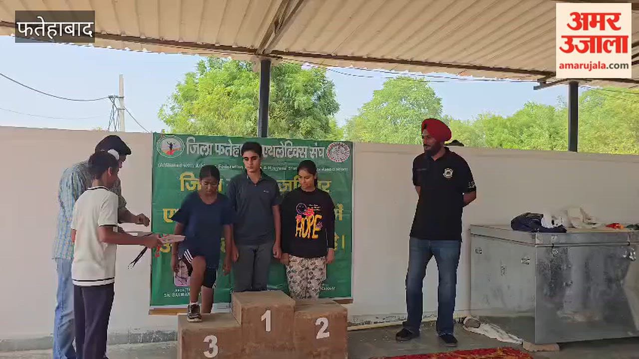 Athletes displayed their prowess at the athletics competition in Fatehabad; selections for the national competition will take place.