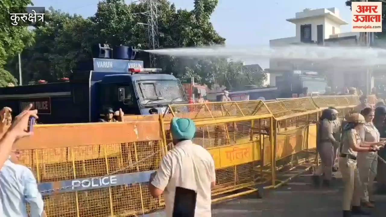 Water cannons used on guest teachers in Kurukshetra; teachers protest again.