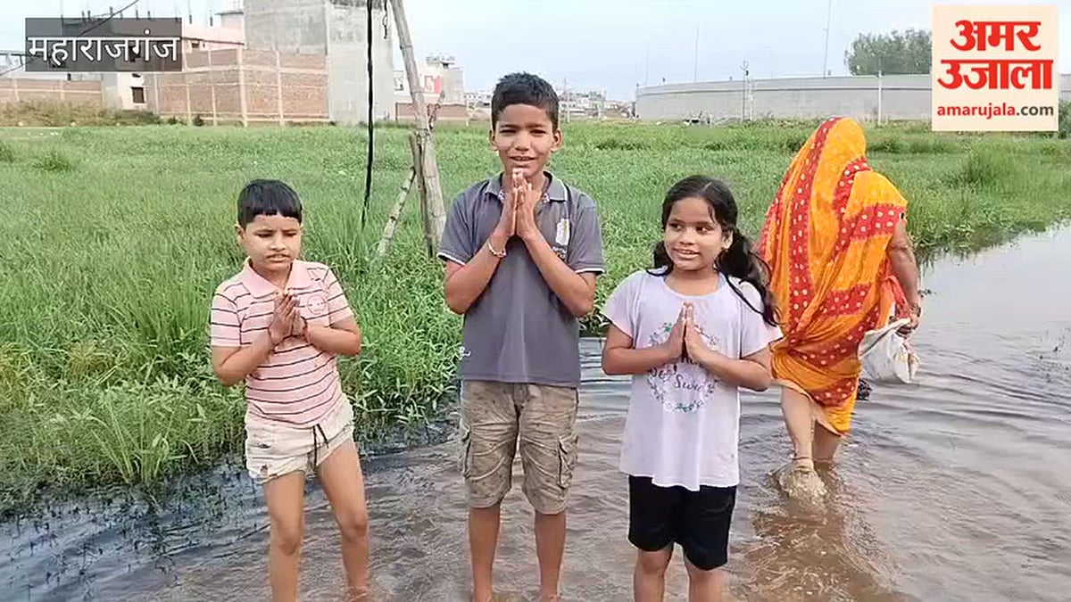 महराजगंज: बदहाल सड़क से परेशान बच्चों ने वीडियो बनाकर लगाई गुहार