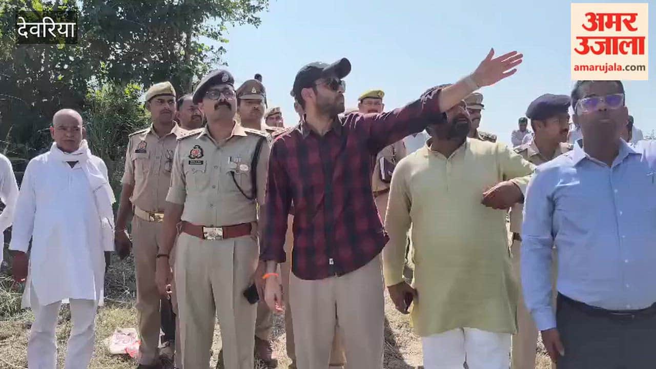 DM and SP Inspect Nadawar Ghat Idol Immersion Site
