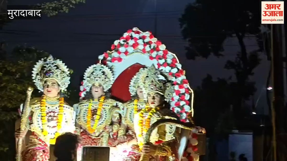 हुल्का मंदिर से निकाली गई राम बरात