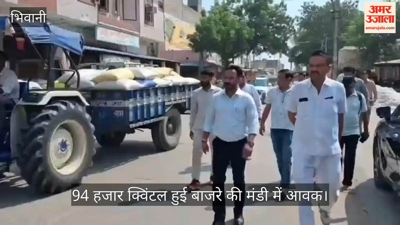 SDM inspected crop procurement arrangements at the new grain market in Bhiwani.