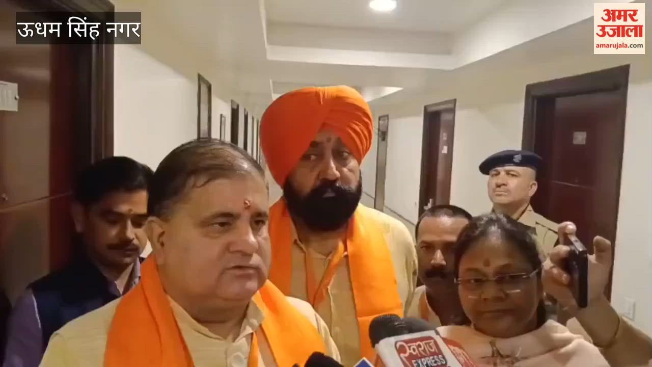 BJP state president Mahendra Bhatt attacked Congress in kashipur