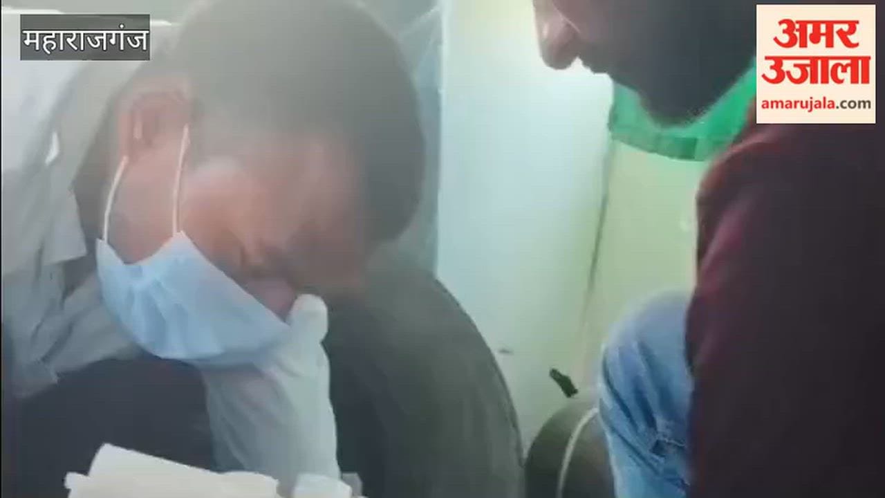 Ambulance Staff Rushes Seriously Injured Road Accident Victim to Gorakhpur Medical College