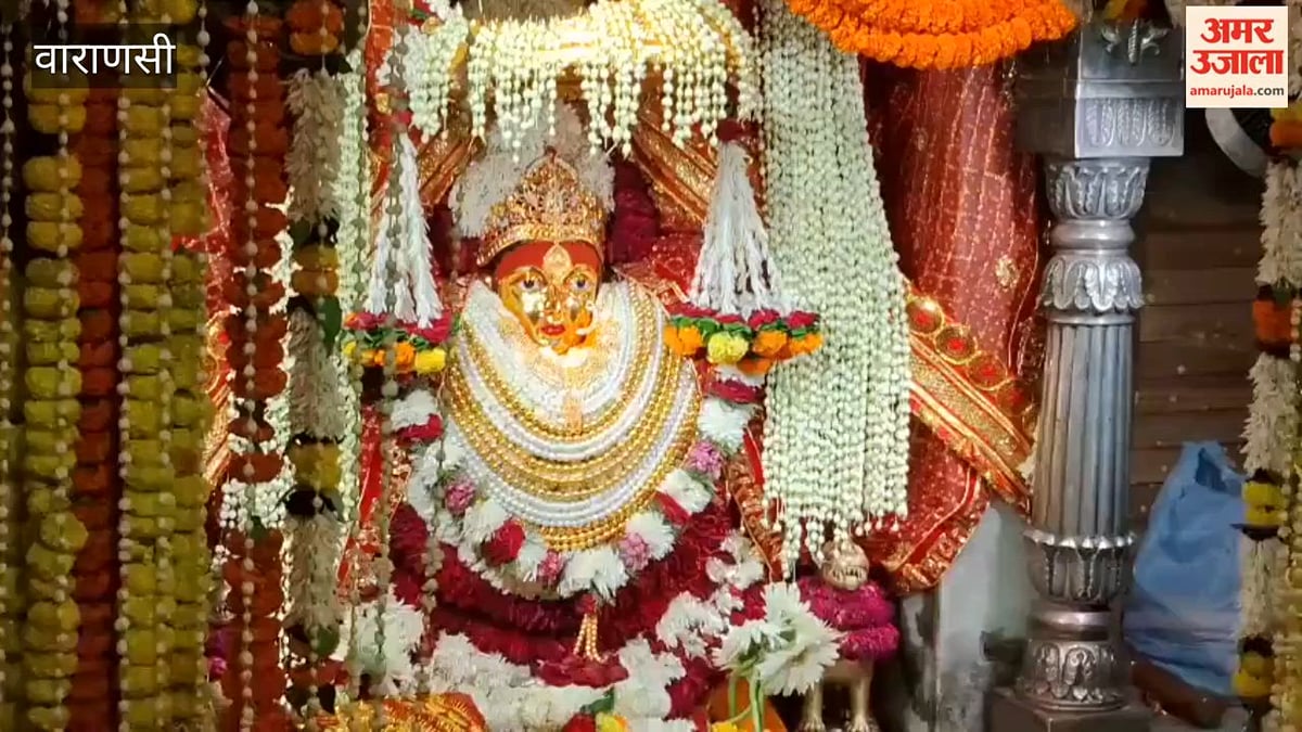 नवरात्रि का चौथा दिन: दुर्गाकुंड में माता दुर्गा के दर्शन को उमड़ी भीड़