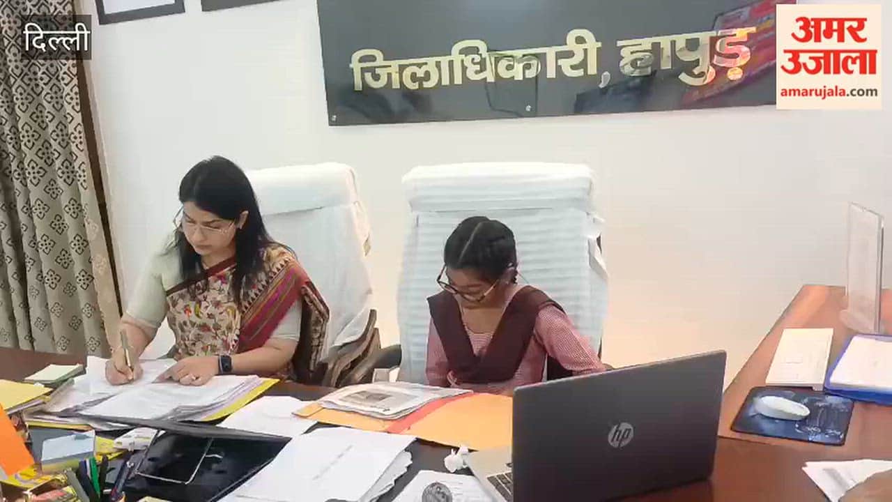 Nidhi, a Class 7 student in Hapur, became the District Magistrate for a day
