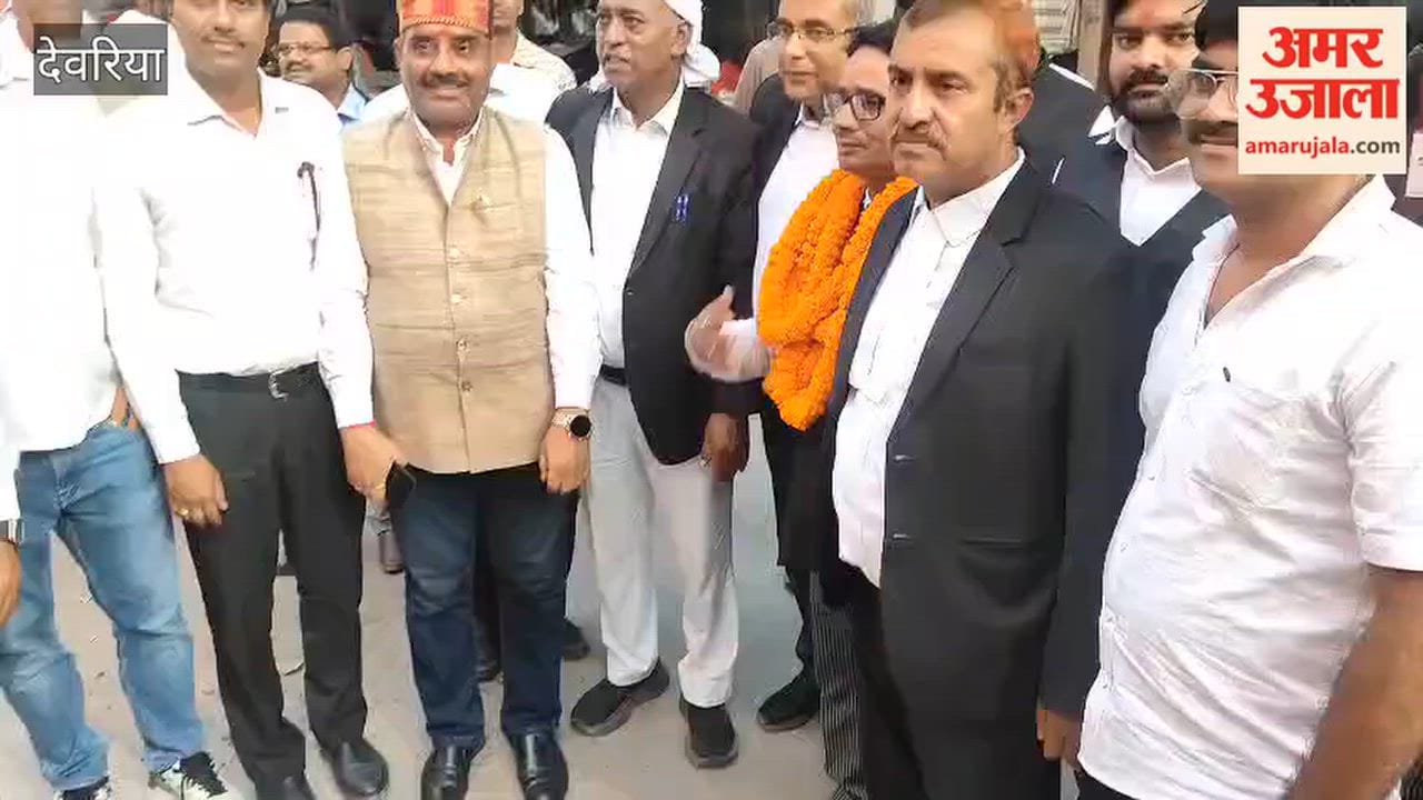 Brijbanke Tiwari Elected President of Collectorate Bar Association deoria
