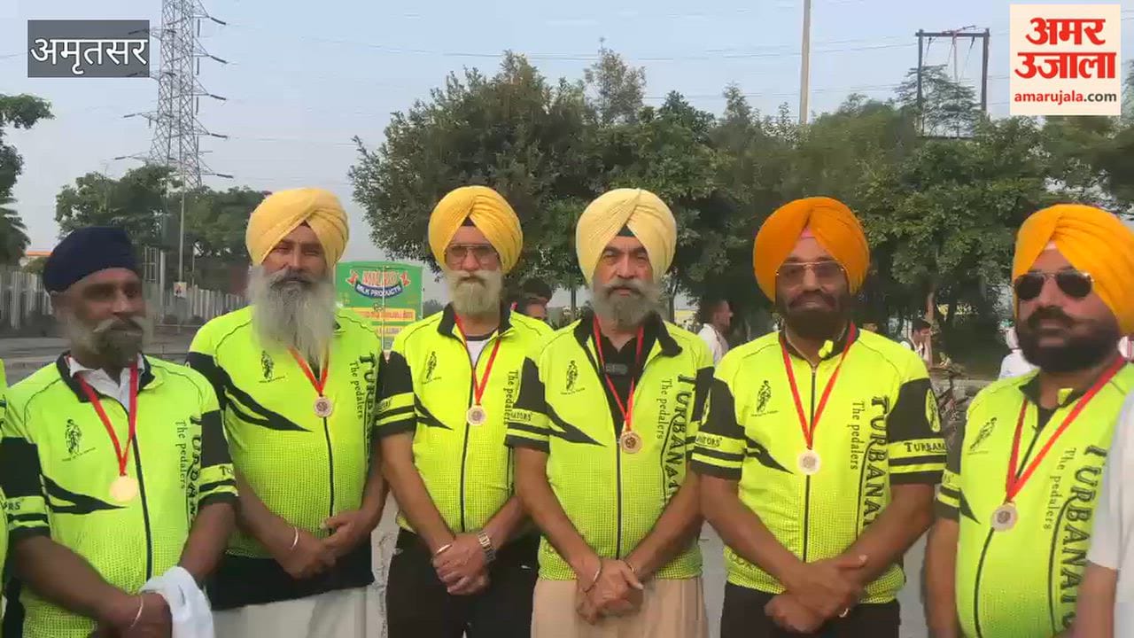 Cycle rally organized in Amritsar as part of the war against drugs.