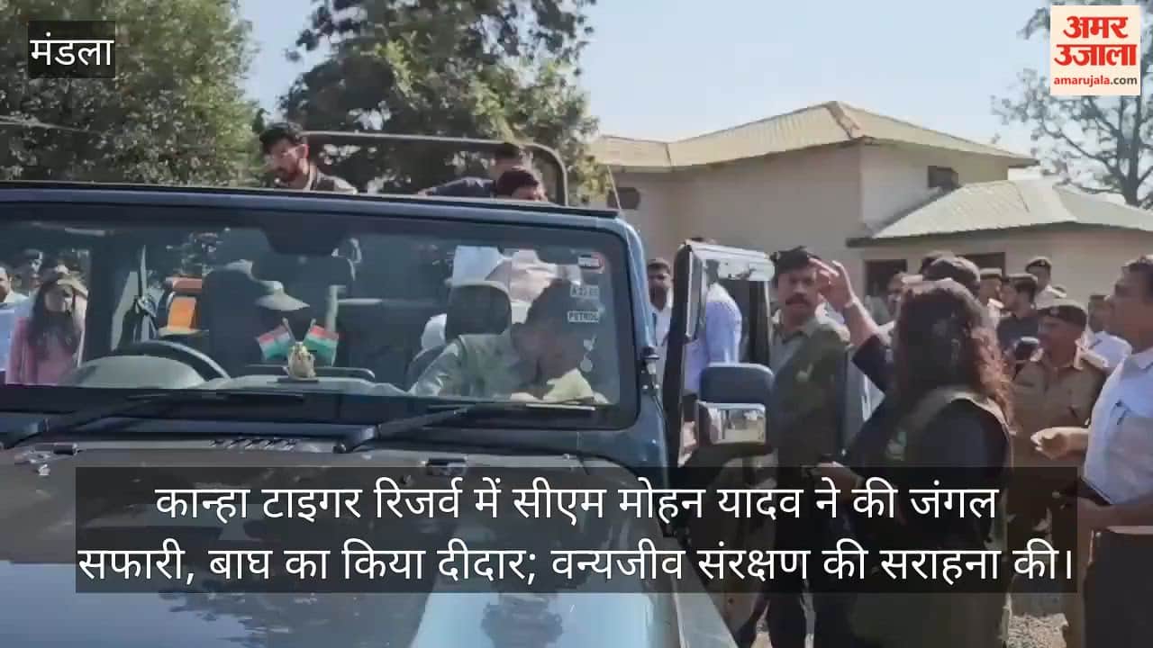 CM Mohan Yadav undertook a jungle safari in Kanha, spotted a tiger and praised wildlife conservation efforts.