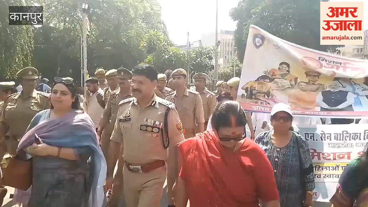 मिशन शक्ति अभियान के तहत निकली यात्रा, विभिन्न स्कूलों की छात्राओं व महिला पुलिस कर्मियों ने लिया हिस्सा