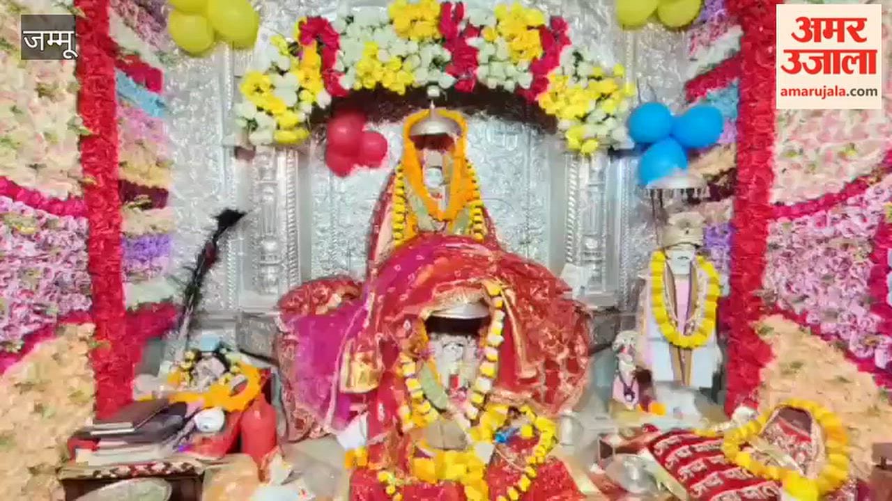 A massive surge of devotees at Chichi Mata Temple on the first day of Shardiya Navratri.