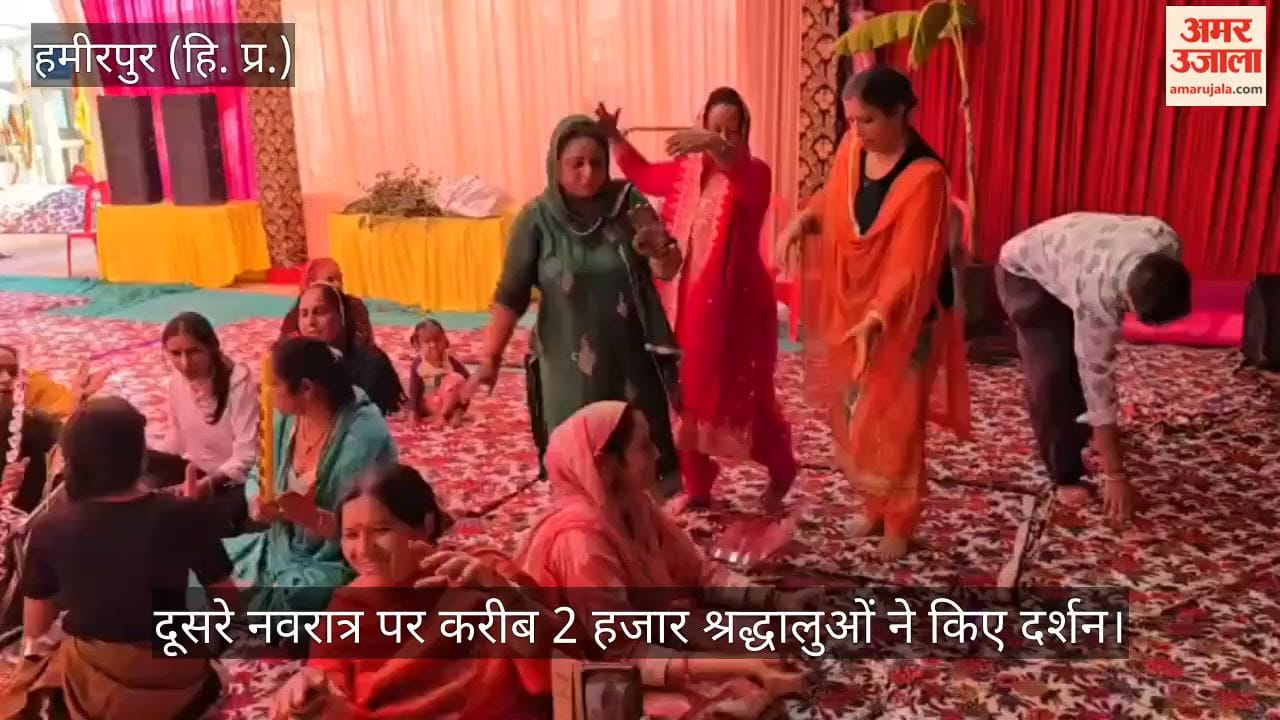 awahdevi mata temple navratri day two rangoli mehndi competition